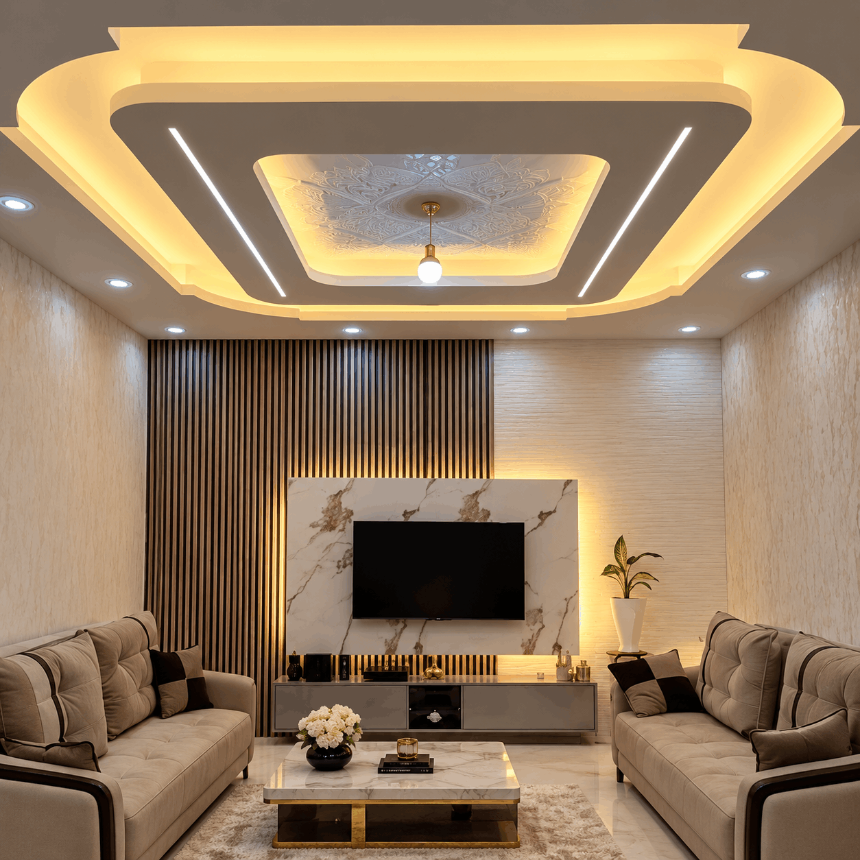 Gypsum False Ceiling
