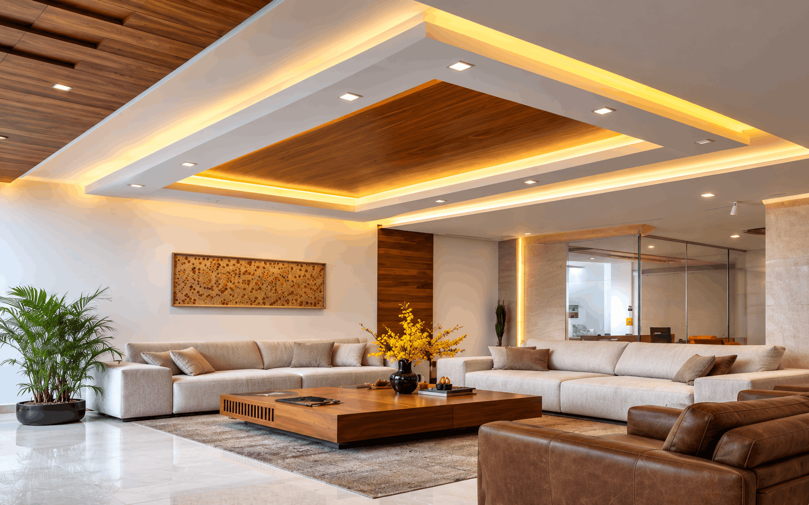 Wooden False Ceiling