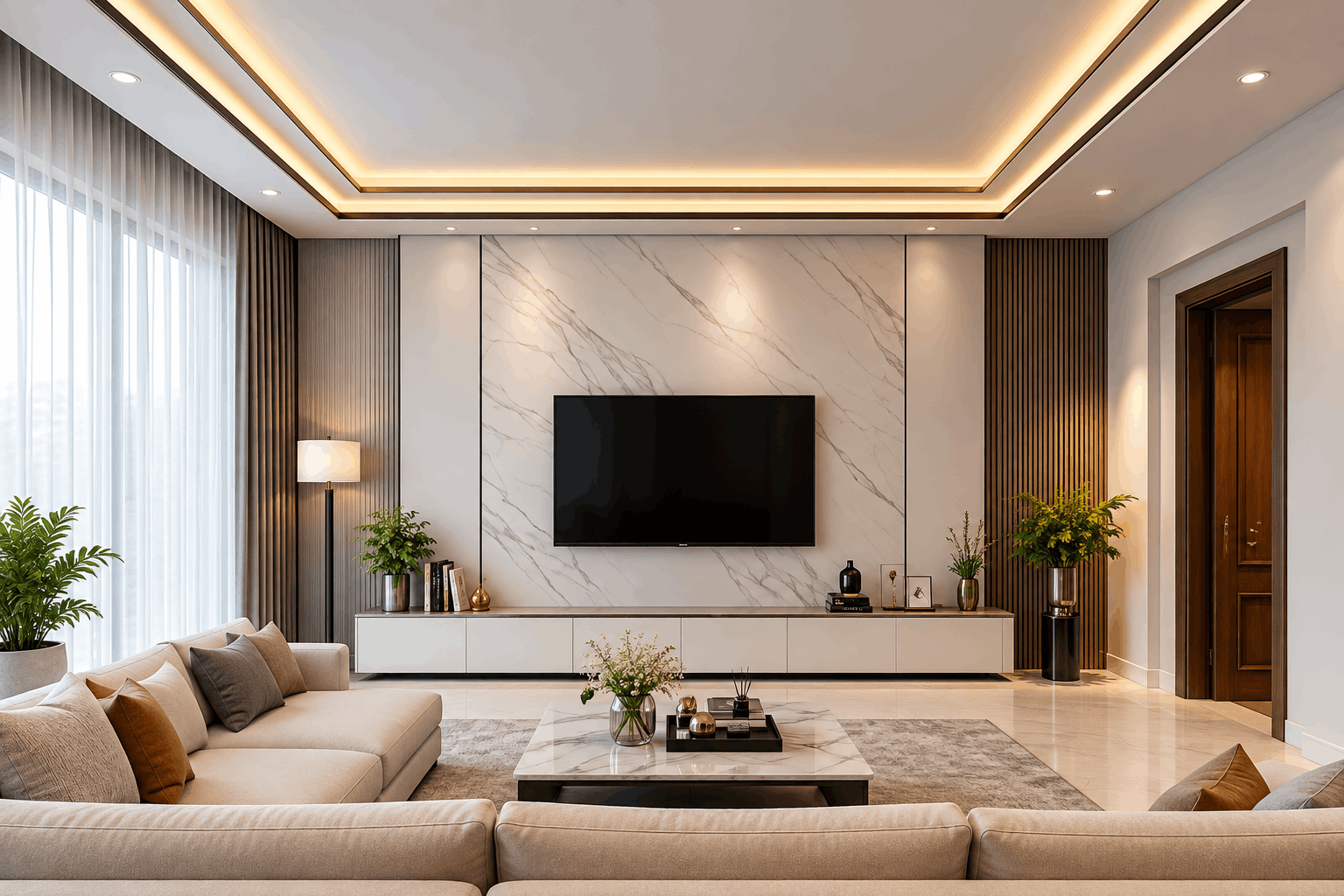 Cove Gypsum Ceiling