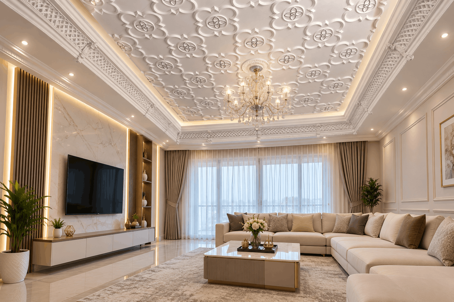 Gypsum Board Ceiling