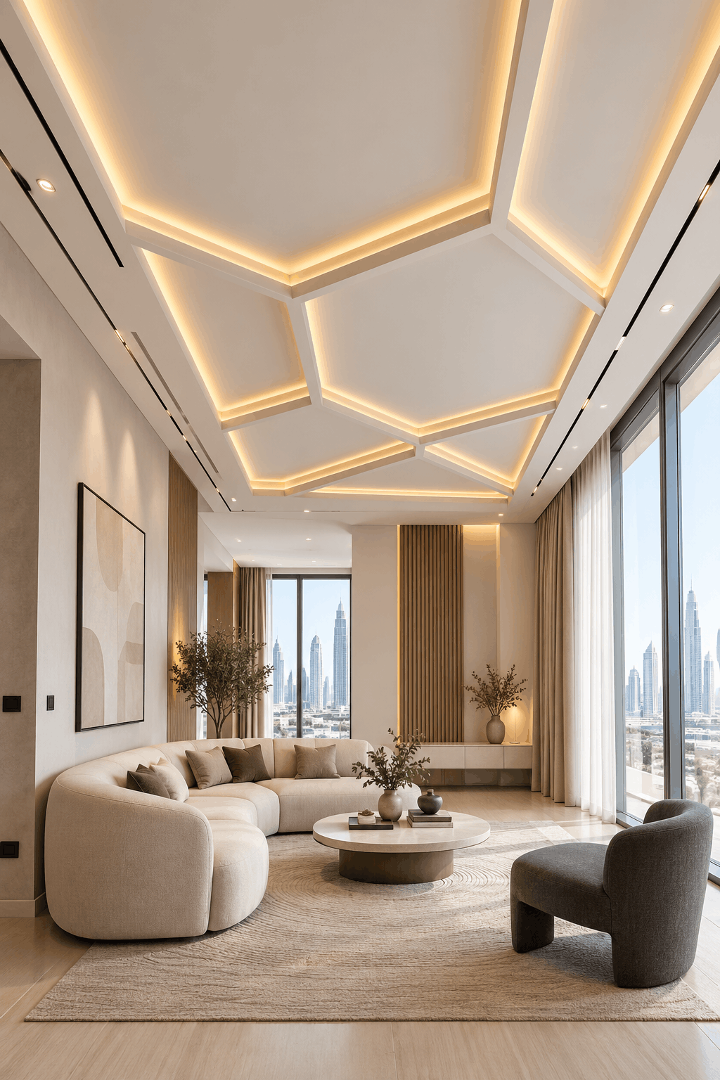 Geometric POP Ceiling