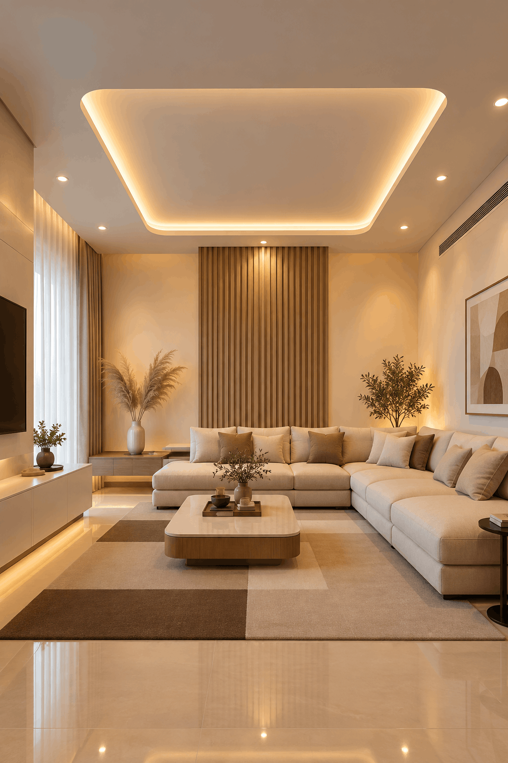 Plain POP Ceiling