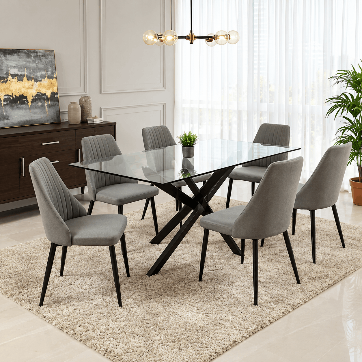 Glass Dining Table