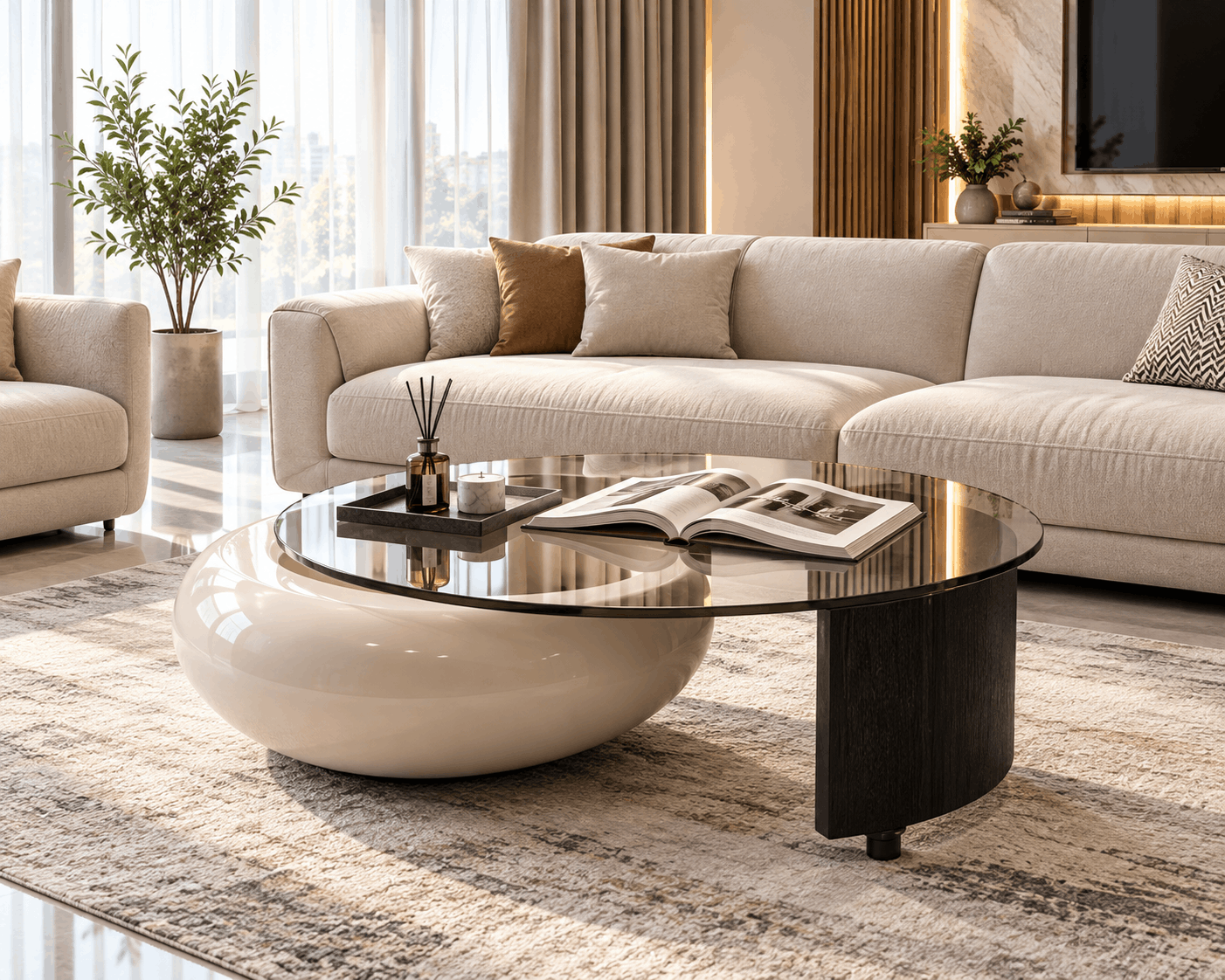 Glass Center Table