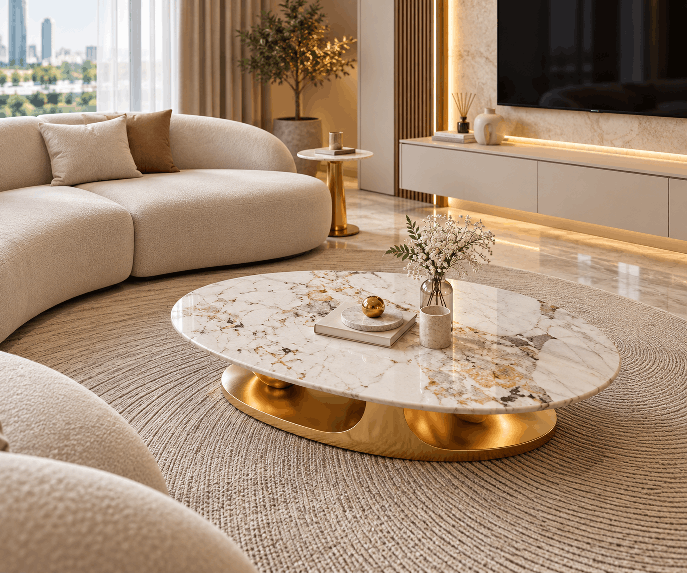 Marble Center Table