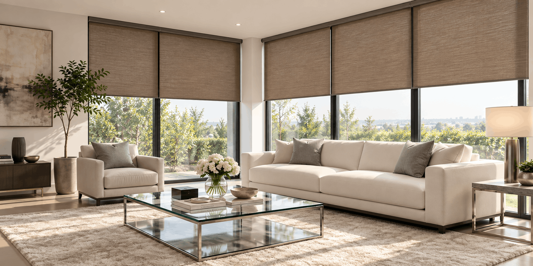 Sunscreen Roller Blinds