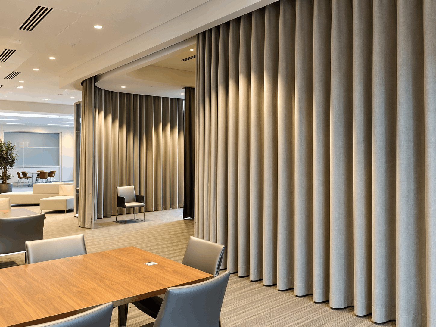 Motorized Wave Drapes