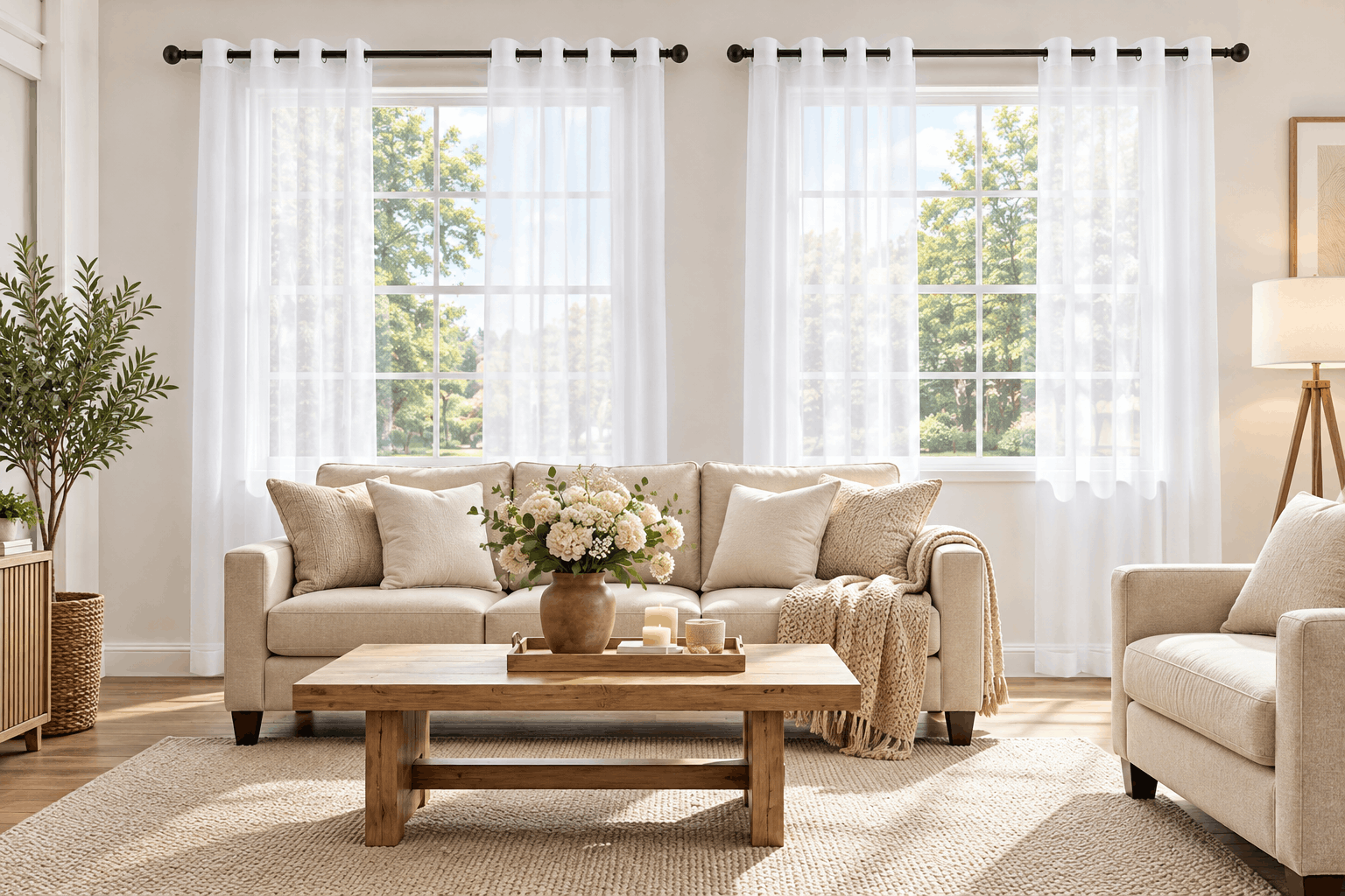 Sheer Voile Ring Top
