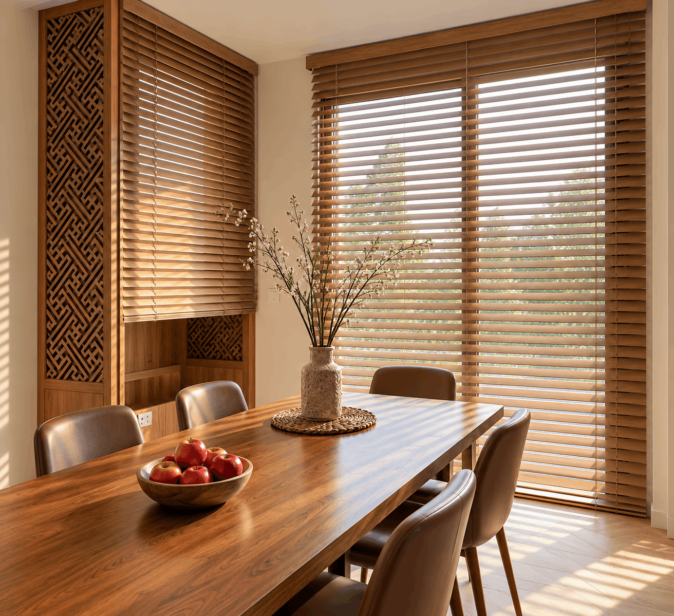 Motorized Venetian & Wooden Blinds