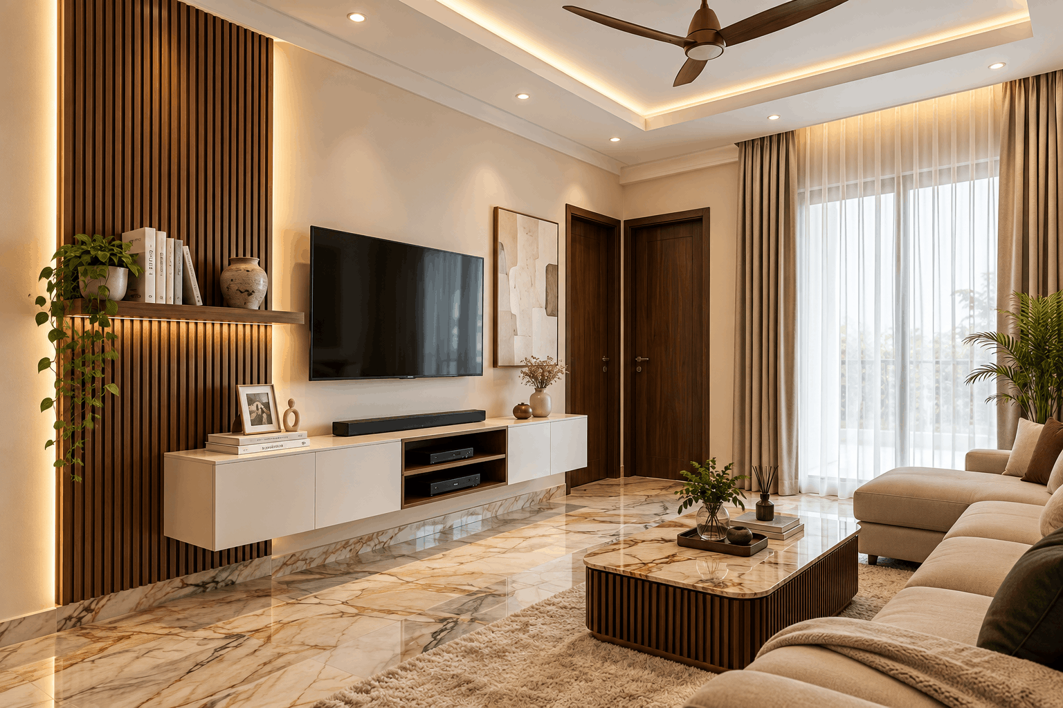 Contemporary Floating Unit